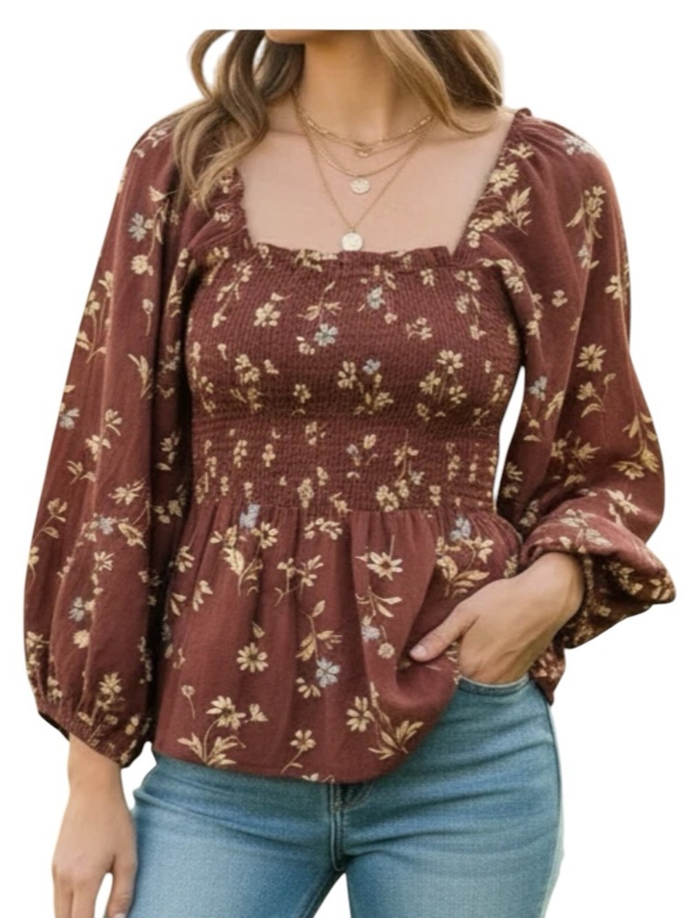 Madewell Women’s Print Top New Size 28W